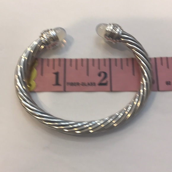 ♥️♥️SOLD♥️♥️DAVID YURMAN 7mm Moonstone & Diamond - Picture 11 of 13